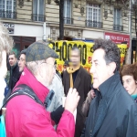 Manifestation de chmeurs et prcaires  Paris le 6 dcembre 2003 photo n14 